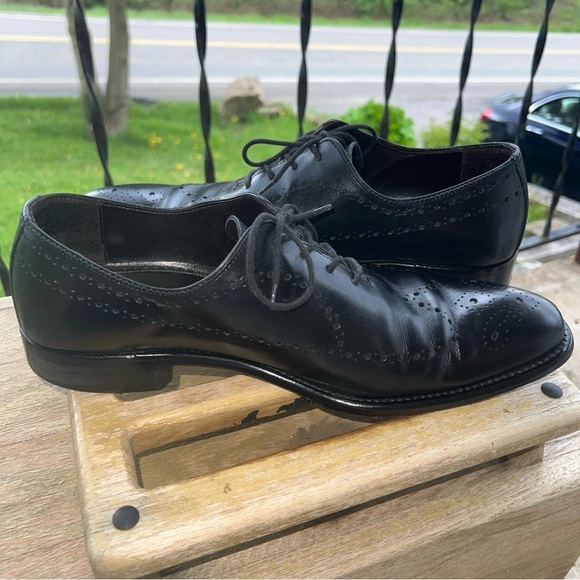 Johnston & Murphy Reece Wingtip 24-2717 Made In Italy Dress Shoes Men’s Size 10M